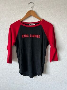 Rare Vintage Avril Lavigne 2003 Tour Baseball Tee